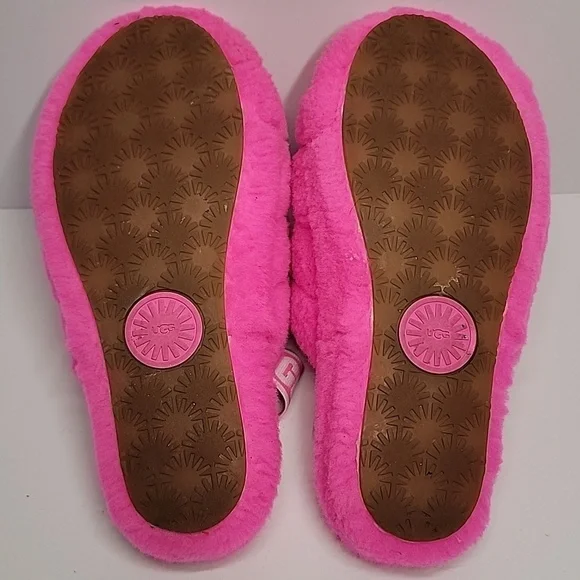 UGG PINK SLIPPERS WMS SIZE 6 - Picture 8 of 10